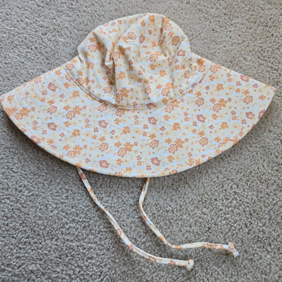 Lack Of Color Accessories - NWT Lack of Color Holiday Sun Hat Peach Bloom Cotton Bucket